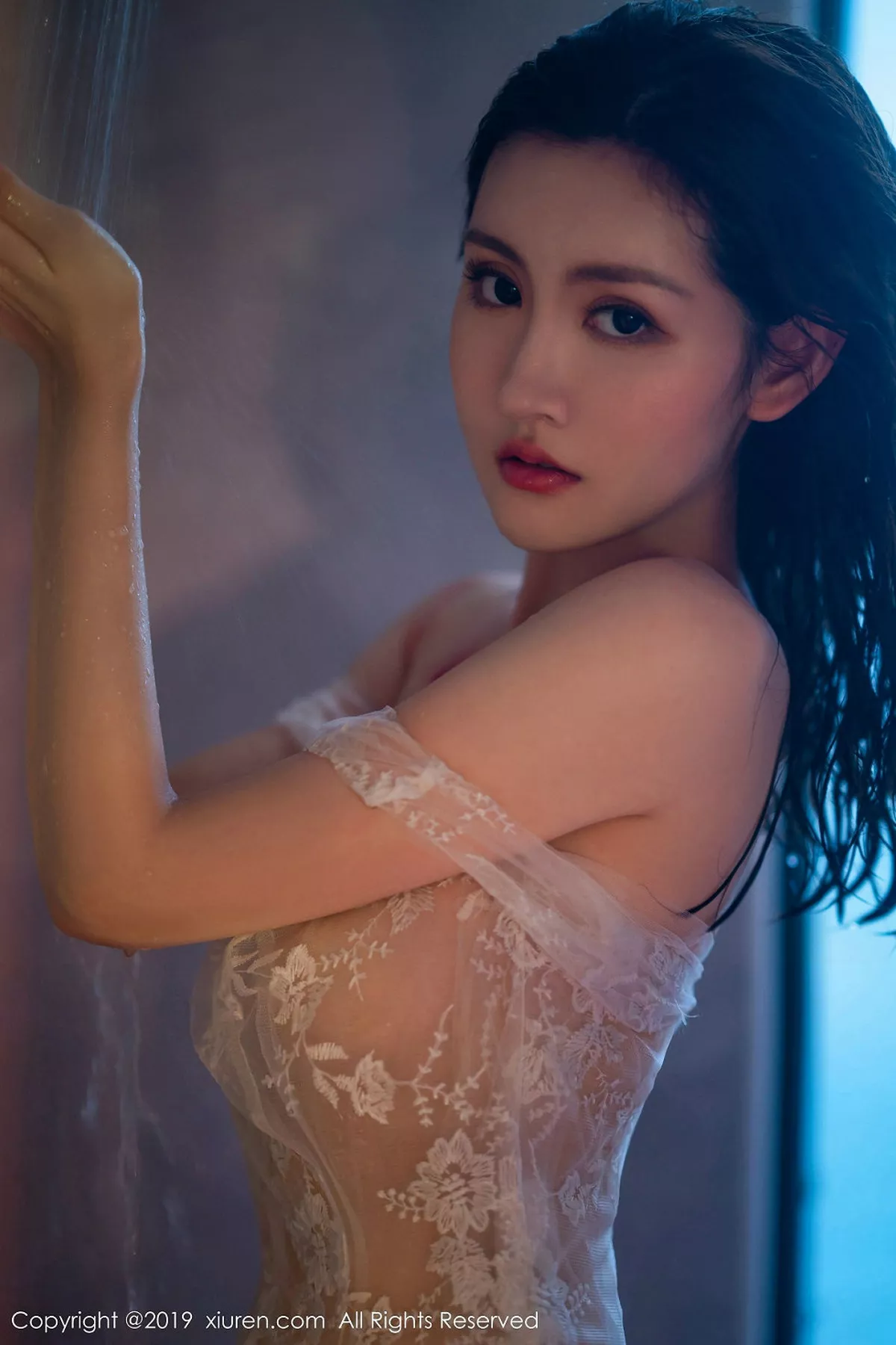 秀人集.com_[XiuRen秀人网]No.1784_嫩模沈梦瑶浴室里真空透视薄纱裙湿身秀火辣身材撩人诱惑写真42P